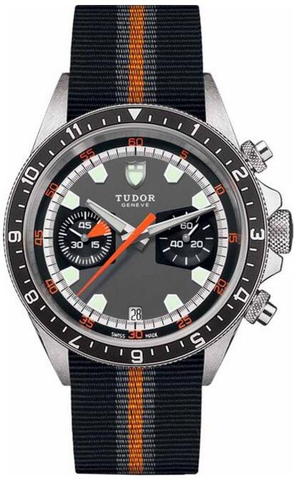 Tudor Heritage Chrono M70330N-0004 Grey Dial Men Watch